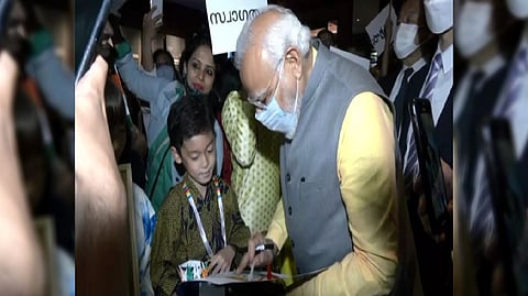 PM Modi interacts with children in Tokyo, impressed a kid's fluency in Hindi