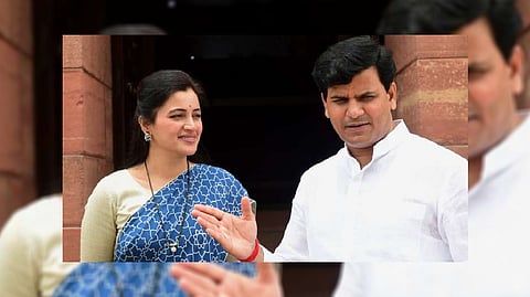MP Navneet Rana and her MLA husband Ravi Rana