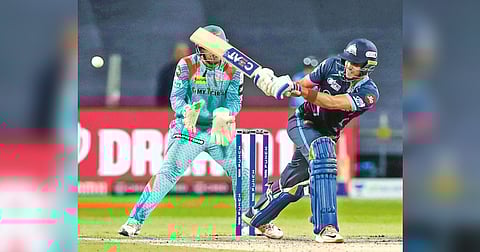 Man of the match Shubman Gill scored a match-winning unbeaten 63 for Gujarat