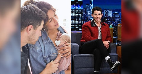 Priyanka and Nick with Malti