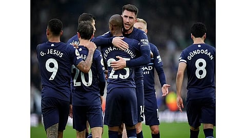 City started off well, with Rodrigo Hernandez nailing a goal in the 13th minute.