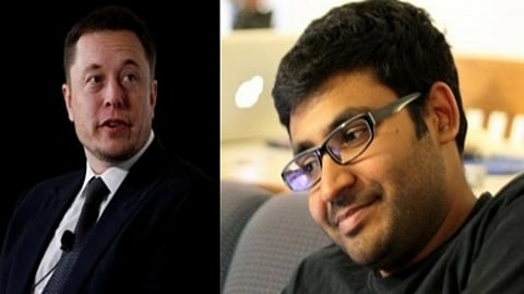 Elon Musk and Parag Agrawal