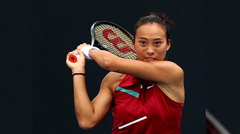 Chinese tennis player Qinwen Zheng