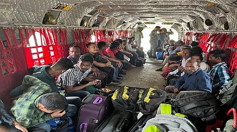 People stuck in Assam floods being recued by IAF