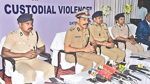 DGP C Sylendra Babu addresses media
