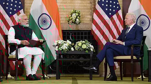PM Modi with US President Joe Biden
