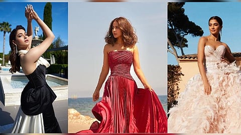 Tamannaah Bhatia, Hina Khan and Pooja Hedge at Cannes 2022