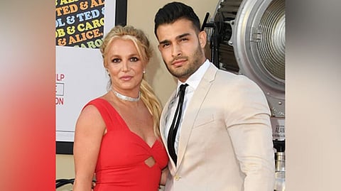 Britney Spears and her fiance Sam Asghari