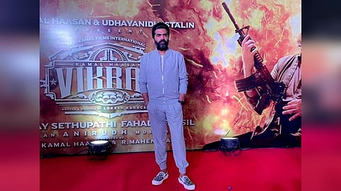 Actor Simbu at Vikram's audio launch