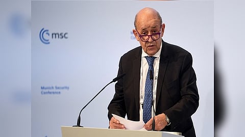 French Foreign Minister Jean-Yves Le Drian.