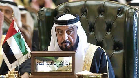 UAE President Sheikh Khalifa bin Zayed Al Nahyan