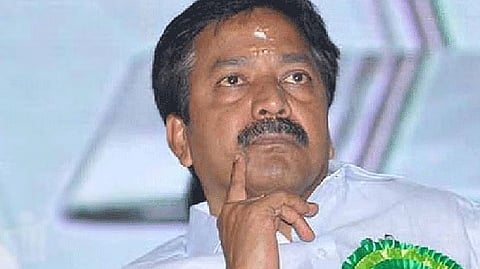 former minister and AIADMK party senior C Ve Shanmugham