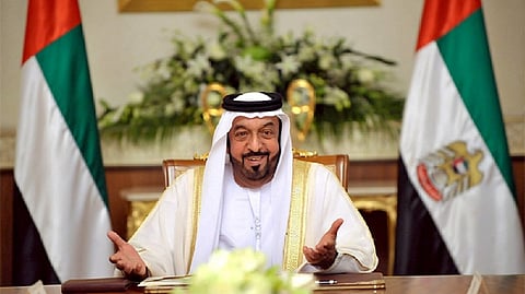 UAE President Sheikh Khalifa bin Zayed Al Nahyan
