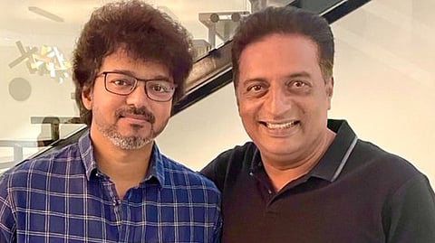 Vijay and Prakash Raj