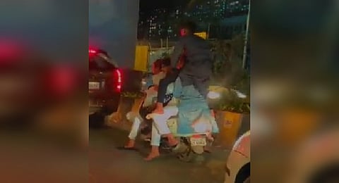 Screengrab from the video