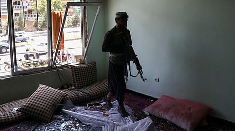 A Taliban fighter