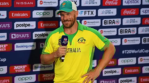 Australian player Aaron Finch