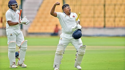 Mumbai batter Sarfaraz Khan