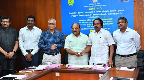 Honourable Minister for Micro, Small and Medium Industries, Thiru
@thamoanbarasan
, Honourable Minister for IT & DS, Thiru
@Manothangaraj
inaugurated Valar 4.0