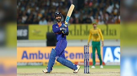 A blistering half-century by Dinesh Karthik