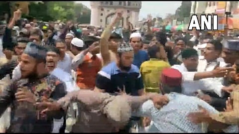 Protests erupt in Hyderabad