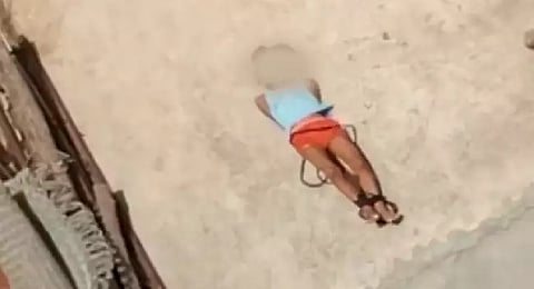 Screengrab from the video