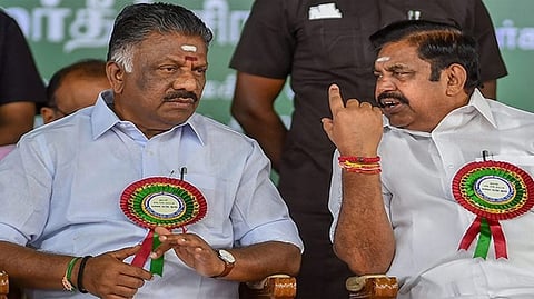 Edappadi Palanisamy and O Panneerselvam