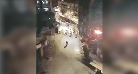 Screengrab from the video