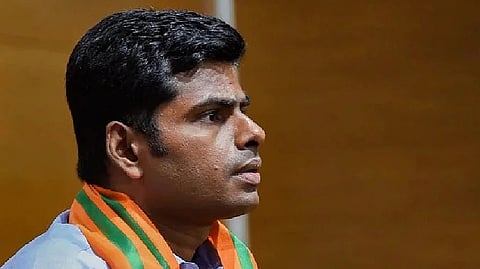 BJP state president K Annamalai