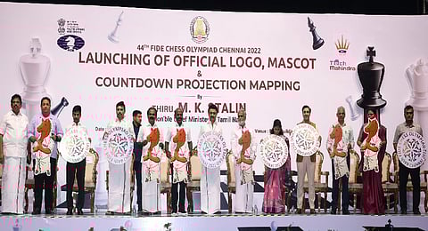 Stalin launched the official logo and mascot of the 44th Chess Olympiad