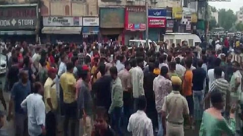 Locals protest after two men behead man in broad daylight in Udaipur's Maldas street area