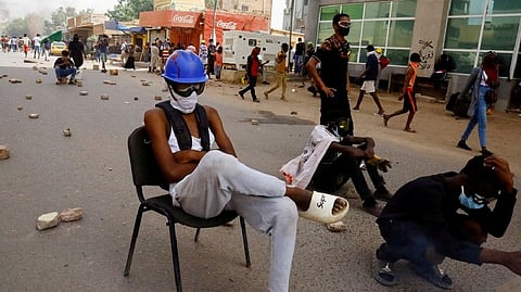 Sudan protestors