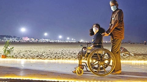 Work order issued for PwD pathway in Marina at Rs 1.14 crore