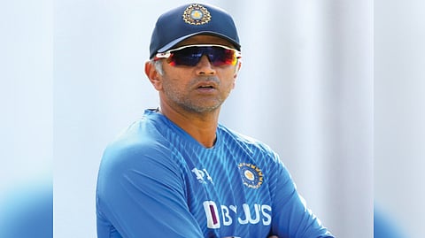 Head coach Rahul Dravid