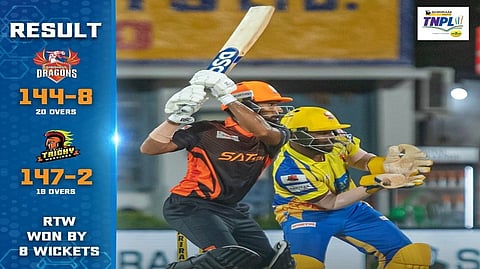TNPL 2022: Ruby Trichy Warriors won by 8 wickets