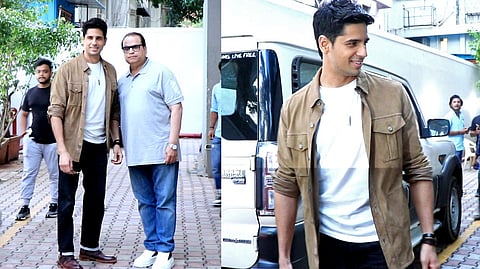 Sidharth Malhotra and Producer Ramesh Taurani