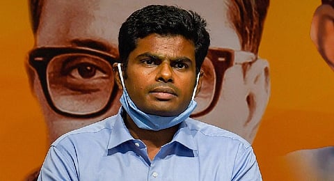 BJP state president K Annamalai