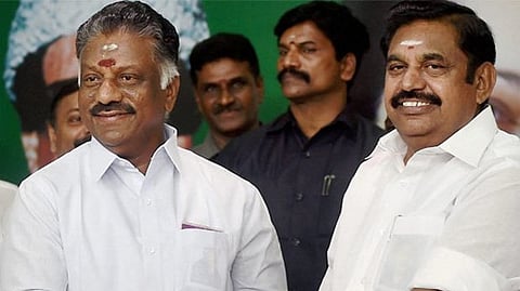 O Panneerselvam and Edappadi K Palaniswami