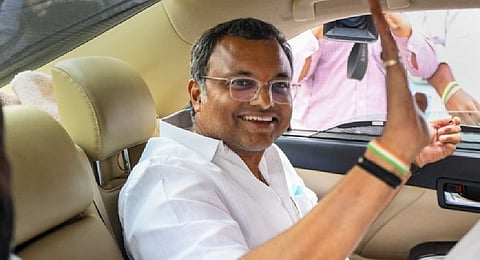 Congress MP Karti P Chidambaram