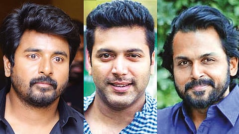Sivakarthikeyan, Jayam Ravi and Karthi