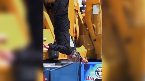 Screengrab from the video