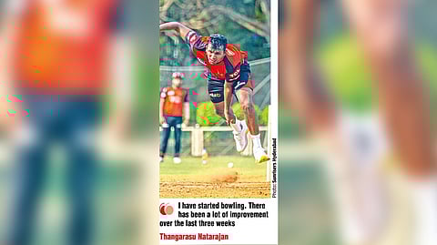 Natarajan hopes to return in a few weeks after latest setback