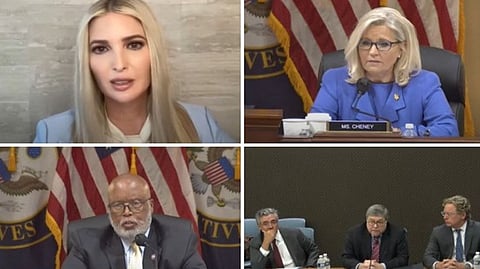 Ivanka Trump (top left), daughter of former US President Trump