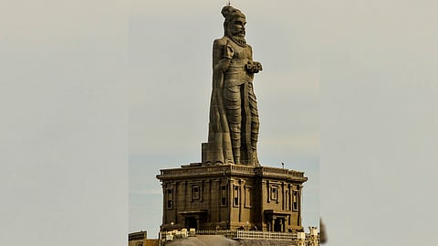 Tiruvalluvar statue in Kanniyakumari