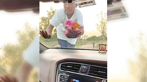 screengrab from video