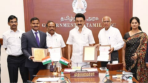 CM Stalin signed a pact with M/s Tata Technologies to develop the government ITIs