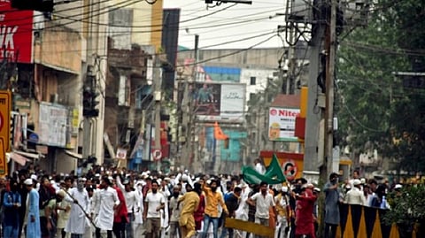 Protest in Ranchi on June 10