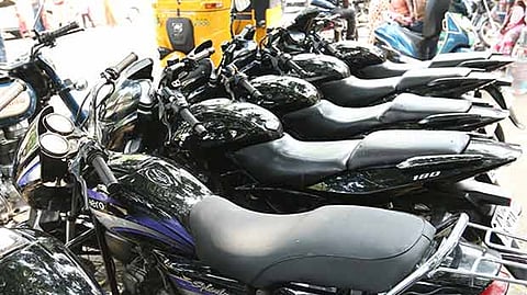 The police arrested three of them and recovered two bikes from them.