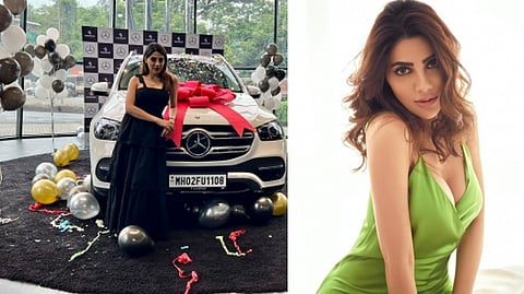 (Left) Nikki with her car