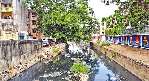 Mambalam canal in T Nagar